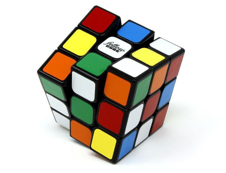 Cubo Mágico Profissional 3x3x3 Fellow Cube Tradicional Original Lubrificado - Cuber Brasil Imagem de Cubo Mágico Profissional 3x3x3 Fellow Cube Tradicional Original Lubrificado