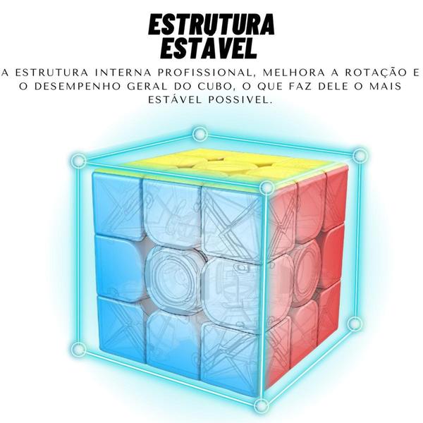 Imagem de Cubo Mágico Profissional 3x3x3 Original - Magic Cube - ACP VARIEDADES