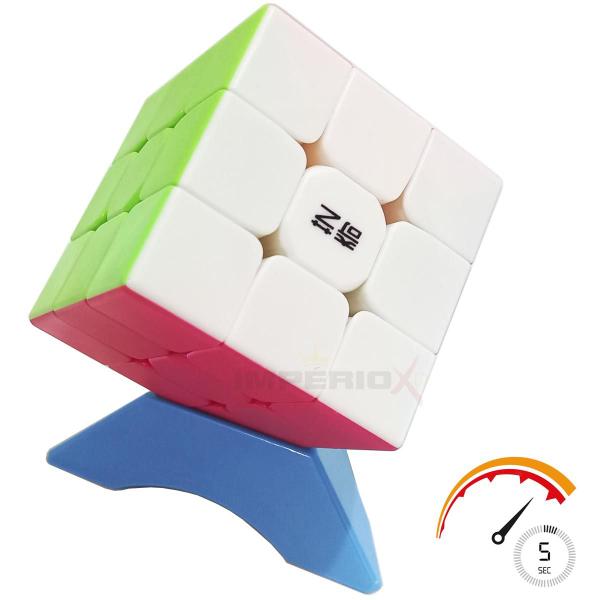 Imagem de Cubo Mágico Profissional 3x3x3 Qiyi Warrior W - Original Stickerless