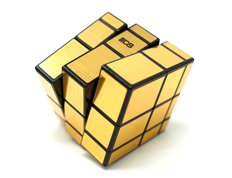 Imagem de CUBO MÁGICO PROFISSIONAL  - CUBER PRO BLOCKS DOURADO (3x3x3)