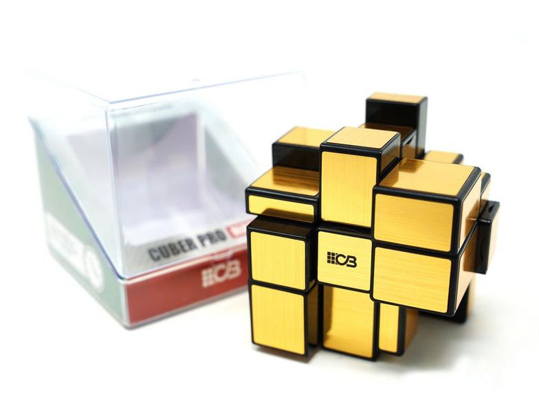 Imagem de CUBO MÁGICO PROFISSIONAL  - CUBER PRO BLOCKS DOURADO (3x3x3)