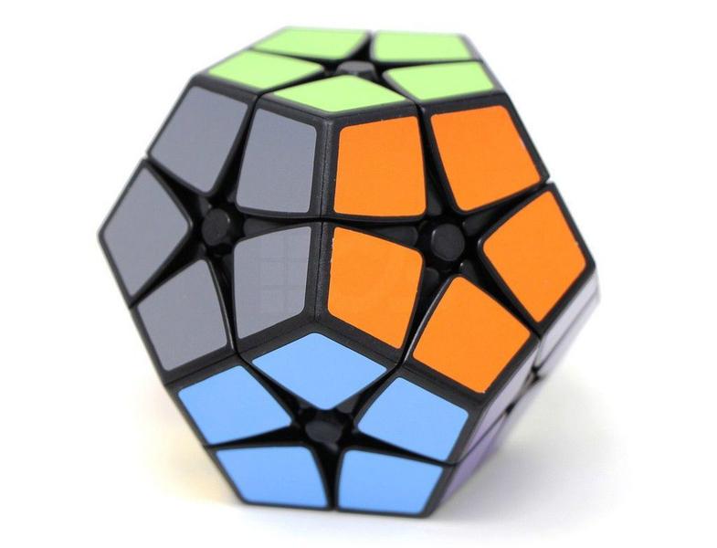 Imagem de Cubo Mágico Profissional Megaminx 2x2 Kilominx QiYi Preto Original