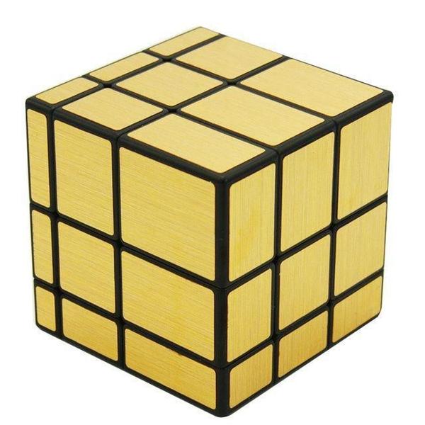 Imagem de Cubo Mágico Profissional Mirror Blocks Qiyi Dourado