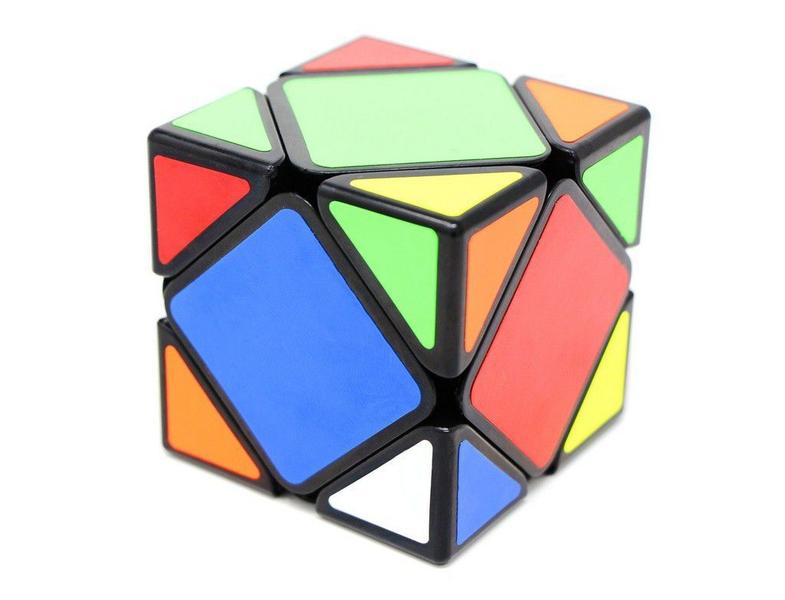 Imagem de Cubo mágico profissional skewb qicheng a adesivado