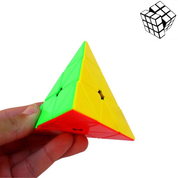 Imagem de Cubo Magico Pyraminx Pirâmide Injetado Moyu Profissional