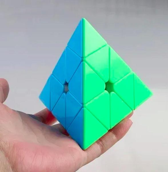 Imagem de Cubo Magico Pyraminx Pirâmide Triângulo Profissional 3x3x3