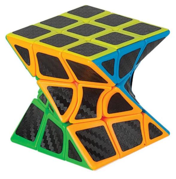 Imagem de Cubo Mágico Torcido Preto Antistress Profissional Cubotec REF:290-2