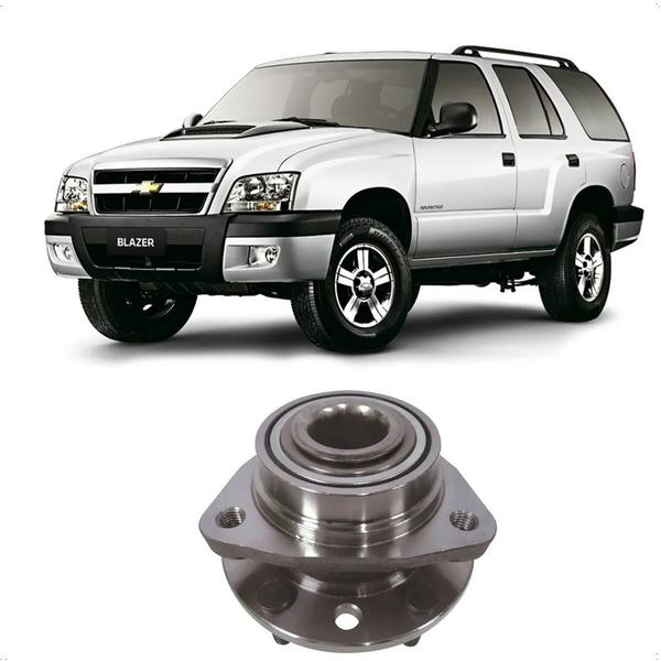 Imagem de Cubo roda chevrolet blazer/s10 4x4 1993 ate 2011 dianteiro com rolamento 5 furos 27 dentes cofap