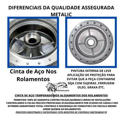 Imagem de Cubo Roda Dianteira Honda Titan 125 2000  Fan 125 Ate 2008 Metalic