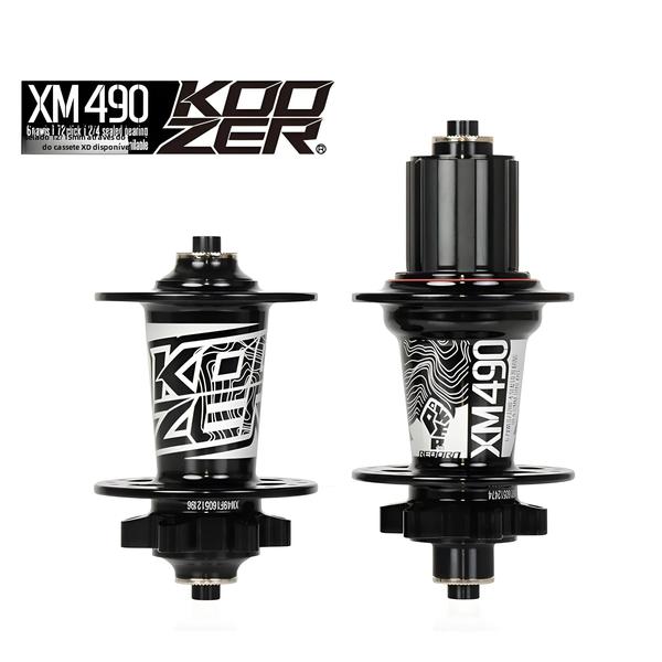 Imagem de Cubos de Mountain Bike Koozer com Rolamento Selado - QR, 28/32/36 Furos