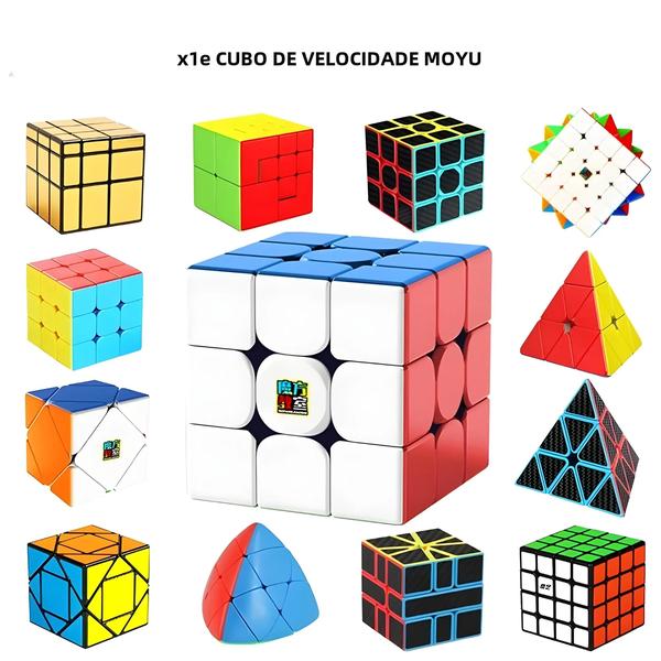 Cubos Mágicos MoYu Meilong 3x3, 2x2, 4x4 e 5x5 - Brinquedo Educativo Infantil Imagem de Cubos Mágicos MoYu Meilong 3x3, 2x2, 4x4 e 5x5 - Brinquedo Educativo Infantil
