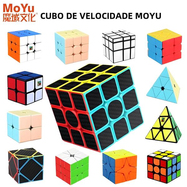 Imagem de Cubos Mágicos MoYu Meilong 3x3, 2x2, 4x4 e 5x5 - Brinquedo Educativo Infantil