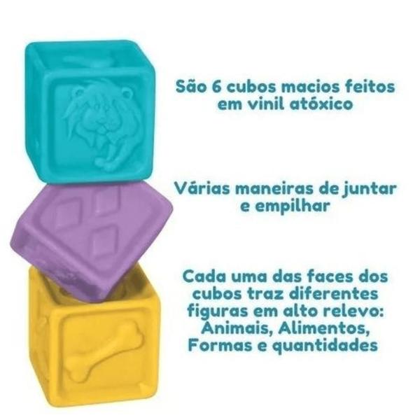 Imagem de Cubos para Empilhar linha bebês Pais e Filhos