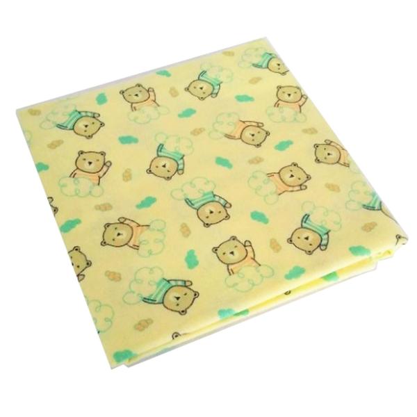 Imagem de Cueiro 80x80cm para Bebê overlock sem crochê - Cueiro Infantil - Cobertor estampado infantil, bebê