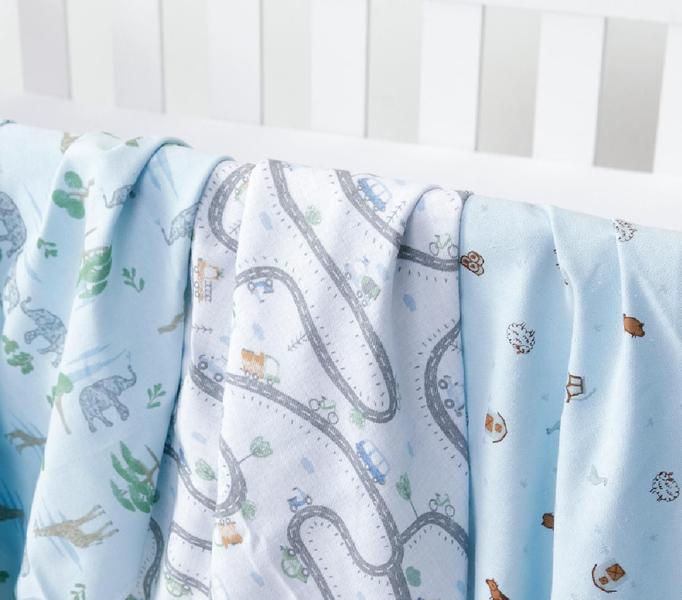 Cueiro Estampado Flanelado Bebê Menina Menino Kit C/3 Unidades 80x80cm Papi Imagem de Cueiro Estampado Flanelado Bebê Menina Menino Kit C/3 Unidades 80x80cm Papi