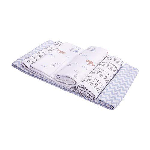 Imagem de Cueiro Flanel Papi Baby Estampado para Bebê 80cm X 80cm Contém 03 Un