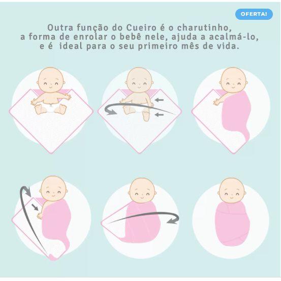 Imagem de Cueiros de flanela aveludada 100% algodão manta charutinho algodão estampado e liso 80x80cm