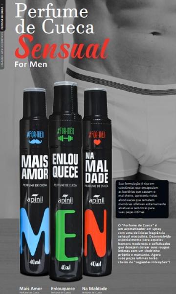 Imagem de Cuidado Íntimo Masculino 3 Sanonete Liquido 3 Perf De Cueca