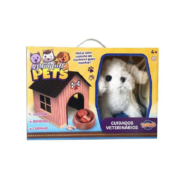 Imagem de Cuidados Veterinários Poodle Na Casinha Playfull Pets - Toy