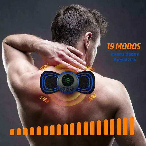 Imagem de Cuide de Si Mesmo: Massageador EMS no Kit com Tapete para Pés, Pescoço, Coluna, Perna e Lombar