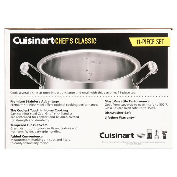 Imagem de Cuisinart Chef'S Classic Jogo Panela Aço Inoxidável 11 Peças