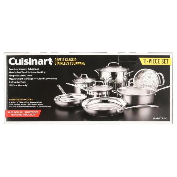 Imagem de Cuisinart Chef'S Classic Jogo Panela Aço Inoxidável 11 Peças