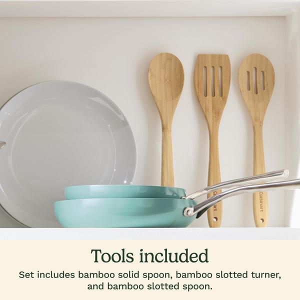 Imagem de Cuisinart Conjunto de Panelas 12 Peças PURELYCERAMIC Antiad. Verde