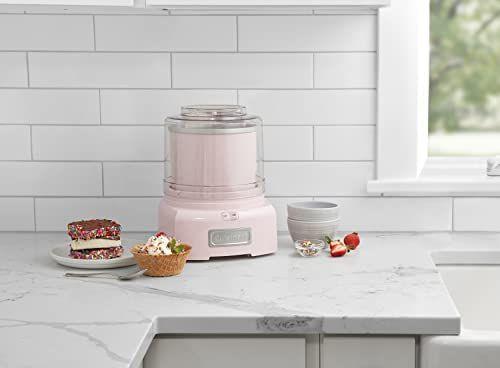 Imagem de Cuisinart ICE-21PK Iogurte Congelado - Sorvete e Sorbet Maker, Rosa, 1,5 Quart