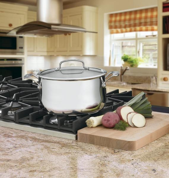 Imagem de Cuisinart Panela de Aço Inox 5,68L com Tampa de Vidro (Prata)