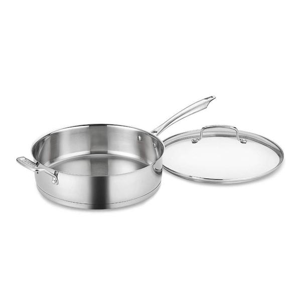 Imagem de Cuisinart Panela Sauté Profissional de Aço Inox 6 Quart com Tampa