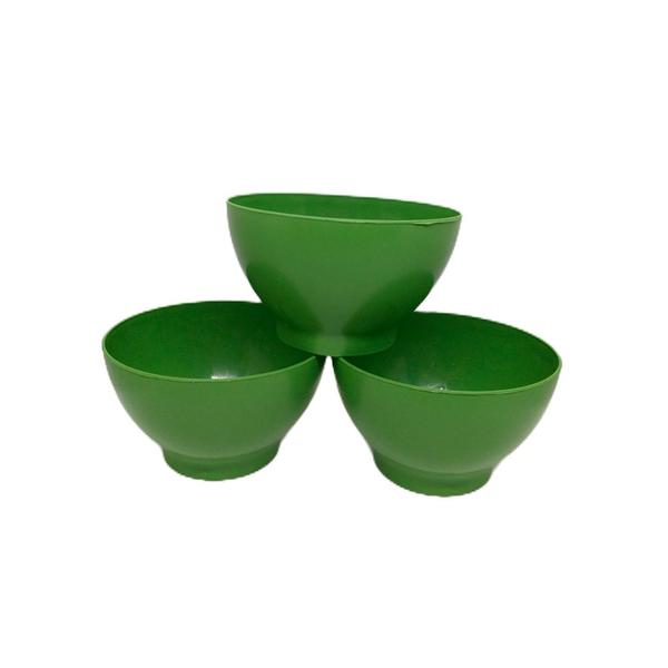 Imagem de Cumbuca Bowl P/ Caldos Sopa 700ml Plástico Servir Buffet 20 Peças Verde