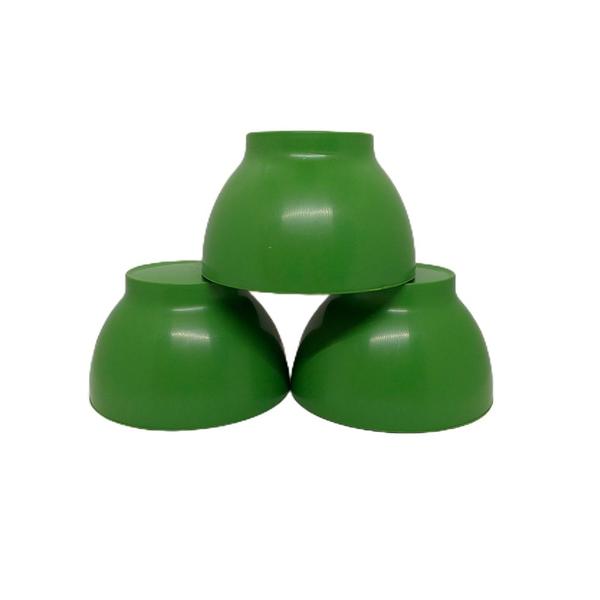 Imagem de Cumbuca Bowl P/ Caldos Sopa 700ml Plástico Servir Buffet 24 Peças Verde