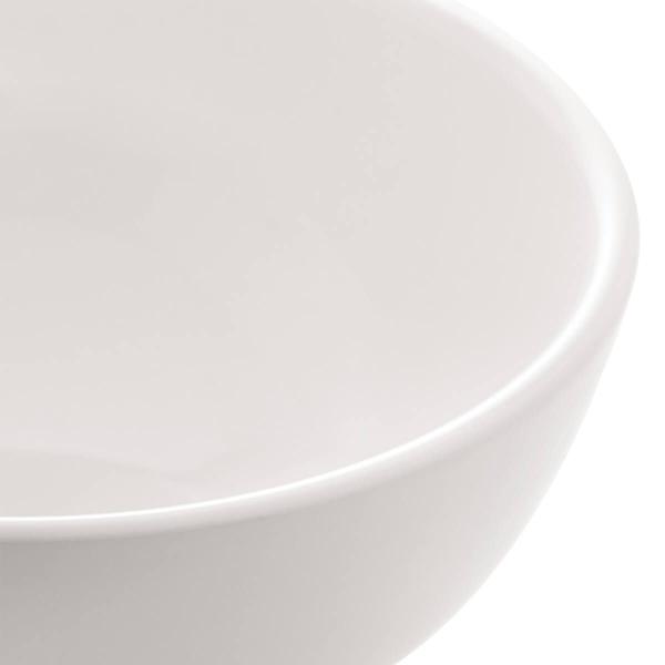 Imagem de Cumbuca de Porcelana Branca Lyor 540ml para Saladas Sopas Frutas Bowl Tigela Clean