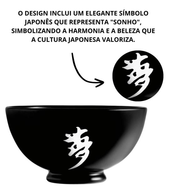 Imagem de Cumbuca para Arroz Cerâmica 270ml - Oriental Japonês