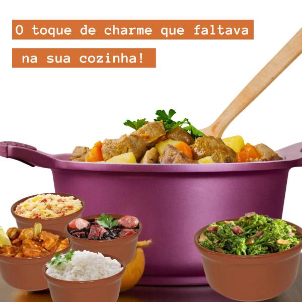 Imagem de Cumbuca para feijoada e sobremesas 225ml tigela de porcelana