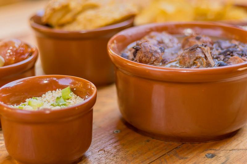 Imagem de Cumbuca Refrataria Marrom 1100ml Restaurante Feijoada Caldos