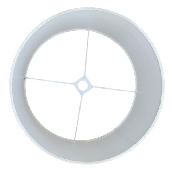 Imagem de Cúpula de Abajur Bella Luminária para Soquete E27 Tecido Cor Palha