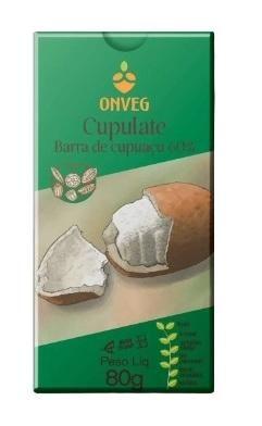 Cupulate 60% Cupuaçu com Açúcar Demerara Onveg 80g Imagem de Cupulate 60% Cupuaçu com Açúcar Demerara Onveg 80g