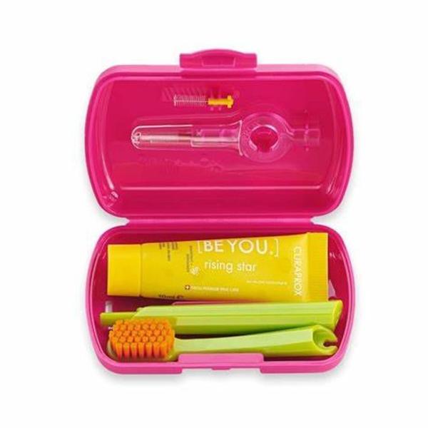 Imagem de Curaprox Escova Kit de Viagem - Rosa Pink