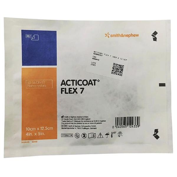 Curativo Acticoat Flex 7 10cm x 12,5cm 1 Unidade Smith e Nephew - SMITH & NEPHEW Imagem de Curativo Acticoat Flex 7 10cm x 12,5cm 1 Unidade Smith e Nephew