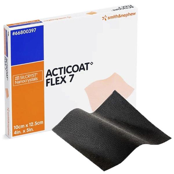 Curativo Acticoat Flex 7 10cm x 12,5cm 1 Unidade Smith e Nephew - SMITH & NEPHEW Imagem de Curativo Acticoat Flex 7 10cm x 12,5cm 1 Unidade Smith e Nephew