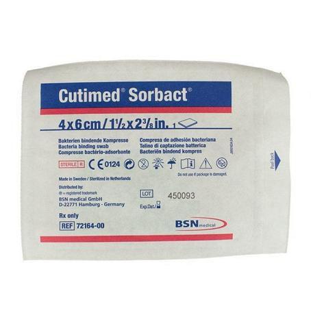 Imagem de Curativo Antimicrobriano Cutimed Sorbact 4cmX6cm - BSN Medical