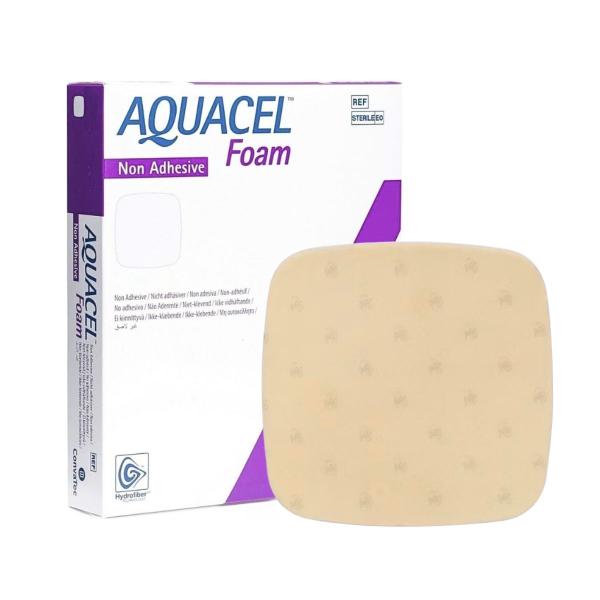 Imagem de Curativo aquacel ag foam sem adesivo 15 x 15 cm cx (c/05 unds) 420645 - convatec