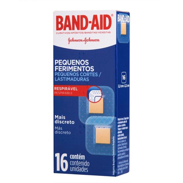 Imagem de Curativo Band-Aid Pequenos Ferimentos 16 Unidades