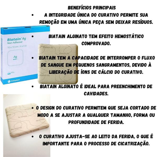 Imagem de Curativo Biatain espuma em 3D Para Alta Absorção - 01 Und.