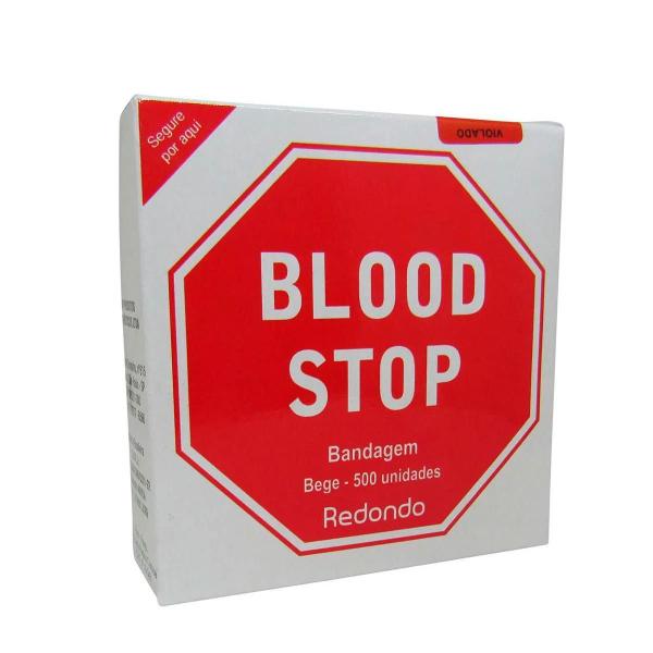 Imagem de Curativo Blood Stop Bege Redondo Amp 500 Unidades