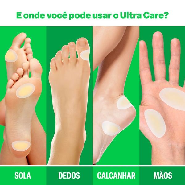 Imagem de Curativo Bolhas e Calos Mãos e Pés 20 Adesivos Ultra Care Multi Saúde