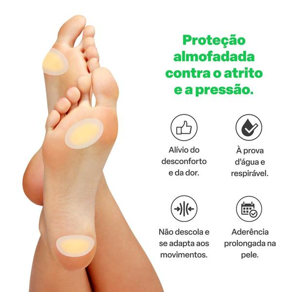 Imagem de Curativo Bolhas e Calos Mãos e Pés À prova d'água e respirável Multi Saúde