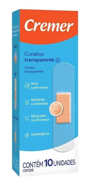Curativo Cremer Transparente C/10un KIT C/3 UN Imagem de Curativo Cremer Transparente C/10un KIT C/3 UN