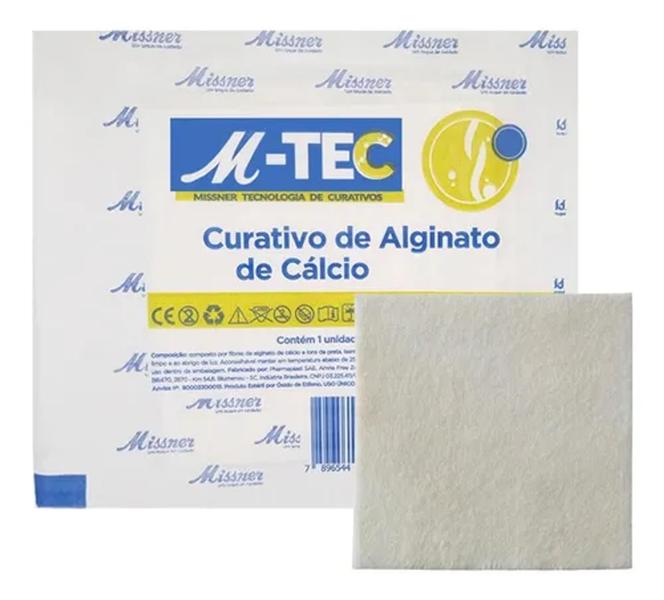 Imagem de Curativo De Alginato De Cálcio 10cm X 10cm M-tec